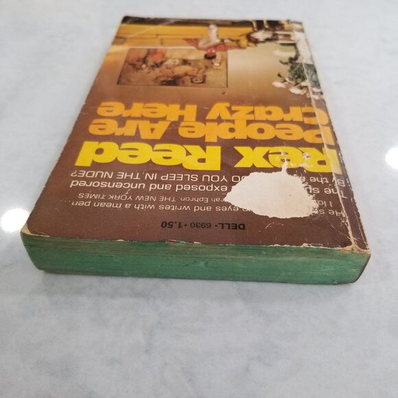 People are crazy here paperback book by Rex Reed first Dell Printing 1975 - Picture 5 of 8